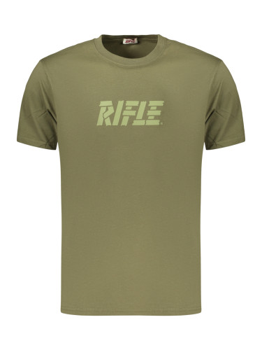 Мъжка дънкова тениска с къс ръкав, зелена