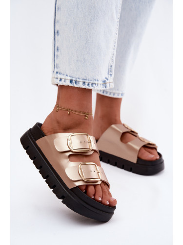 Дамски сандали на платформа с катарами Lee Cooper