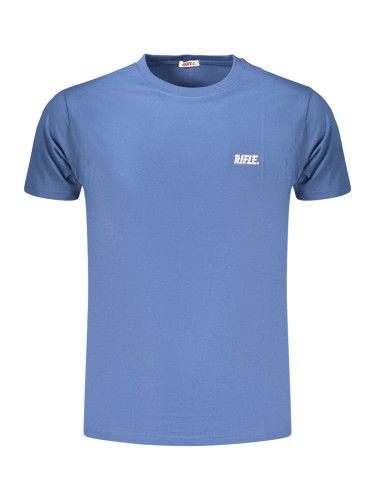 Мъжка синя тениска с къс ръкав RIFLE