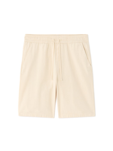 Мъжки бежови дънкови шорти Celio