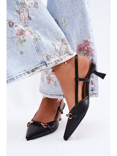 Дамски сандали с токчета