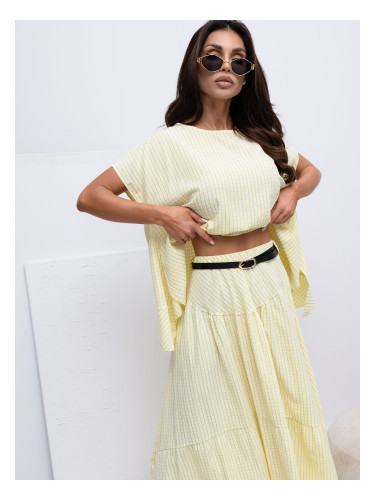 Светложълта пола