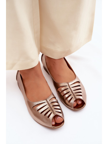 Балерини Maciejka от перфорирана кожа