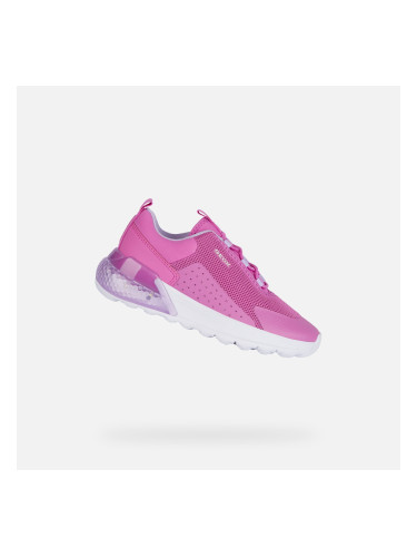 Розови момичешки кецове Geox Activart Illuminus