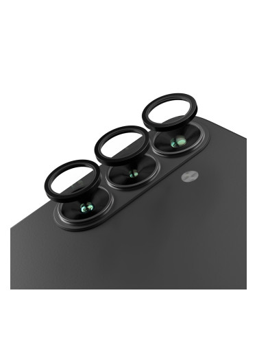 Etteri протектор метални рингове за задна камера за Samsung Galaxy S26, черен