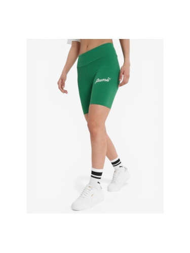 PUMA Essentials+ Blossom 7 Script Tights Green