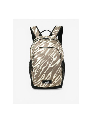 PUMA Academy All Over Print Backpack Beige