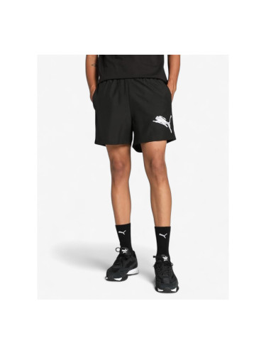 PUMA Essentials+ Logo Lab Cat Woven Shorts Black