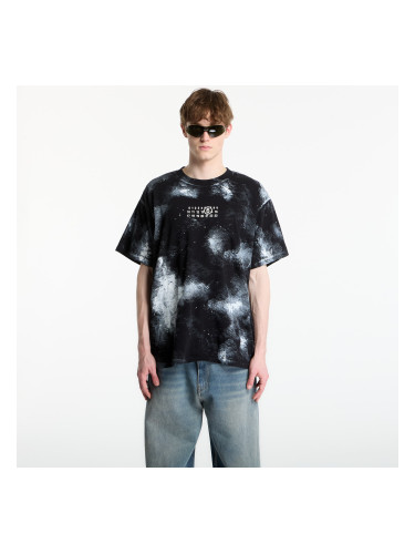 Тениска MM6 Paint Jersey T-Shirt Black L