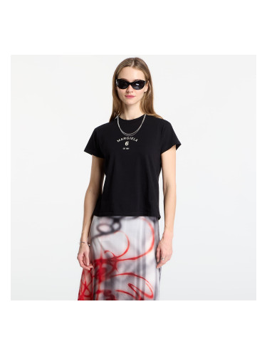 Тениска MM6 Signature Jersey T-Shirt Black L