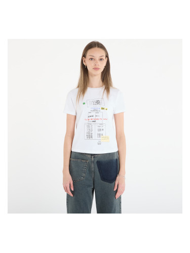 Тениска MM6 T-Shirt White L