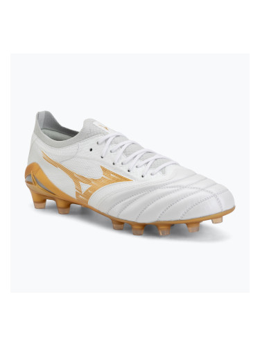 Футболни обувки Mizuno Morelia Neo IV Beta Elite FG white/mp gold/cool gray 3c