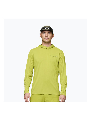 Мъжки суитшърт за трекинг NORRONA Femund Tech Hood golden lime