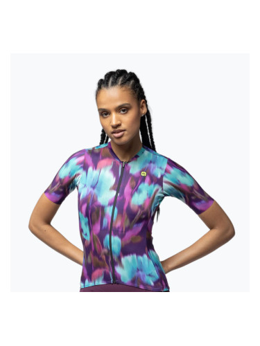 Дамска тениска за колоездене Alé Jardin 2.0 purple combo