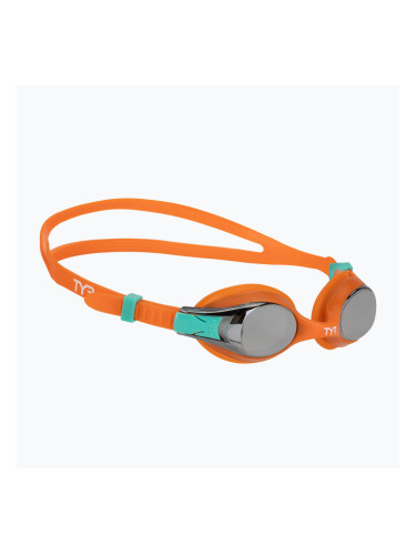 Детски очила за плуване TYR Swimple Metallized orange/multi