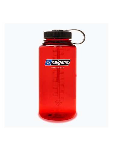 Туристическа бутилка Nalgene Wide Mouth Sustain 1000 ml red