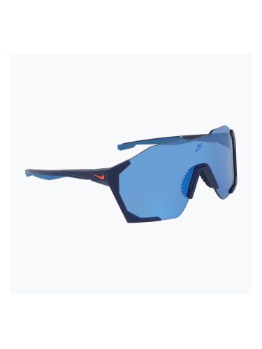 Слънчеви очила Nike Charged Shield matte blue void/blue mirror