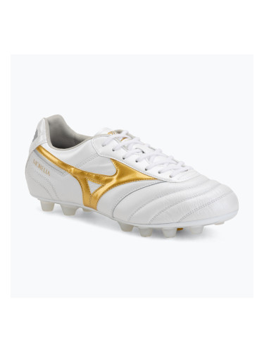 Футболни обувки Mizuno Morelia II Elite FG white/football gold/galaxy silver