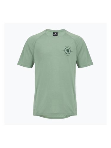 Мъжка тениска за колоездене Endura Loop Tech sage green