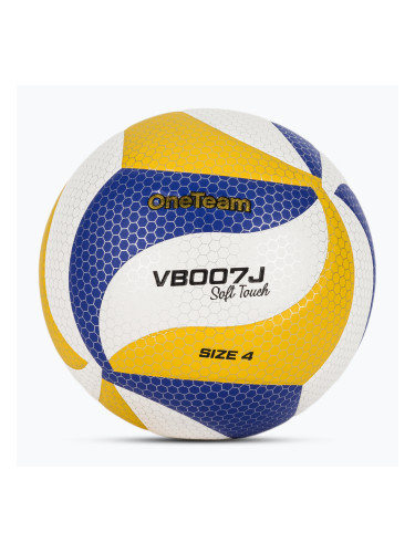 Детска волейболна топка OneTeam VB007J yellow/blue/white size 4