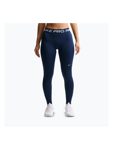 Дамски клин Nike Pro Mid-Rise Full midnight navy/white