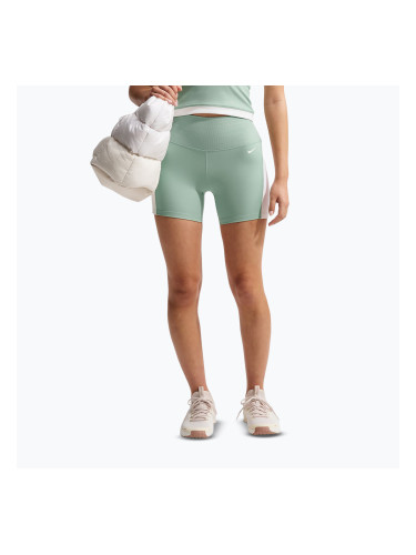 Дамски къси панталони/шорти Nike One High Waisted Biker 5" steam/white/white