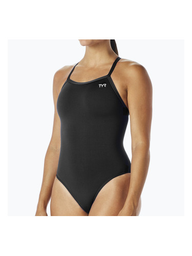 Дамски бански от една част TYR Solid Diamondfit Durafast Elite black