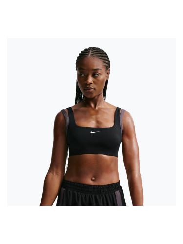 Спортен сутиен Nike One Light Support black/thunder grey/white