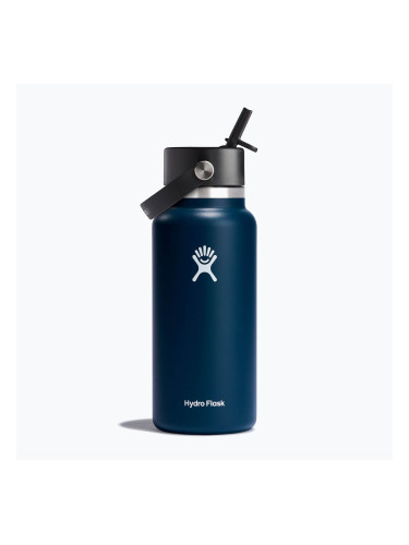 Термобутилка Hydro Flask Wide Flex Straw 945 ml, тъмносиня W32BFS464