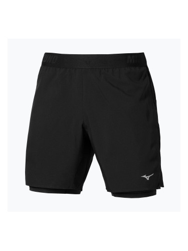 Мъжки шорти за бягане Mizuno Core 7,5 inches 2in1 black