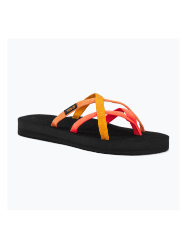 Дамски чехли Teva Olowahu neon coral multi