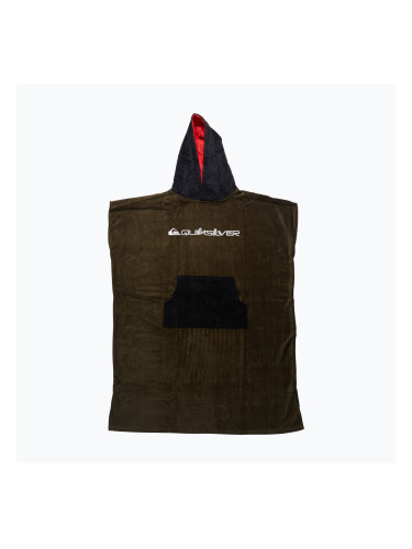 Мъжко пончо Quiksilver Hoody Towel Boy grape leaf