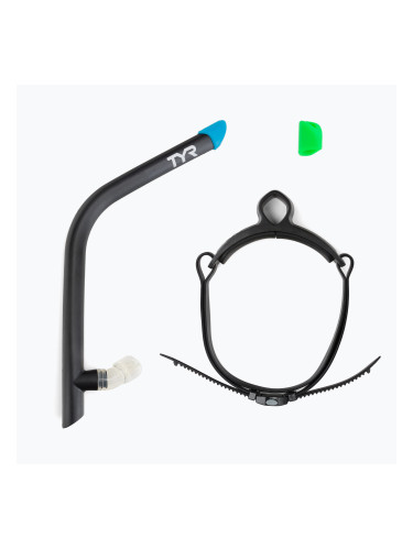 TYR Ultralite Snorkel 2.0 черна/синя тръба за плуване LSNRKL_001