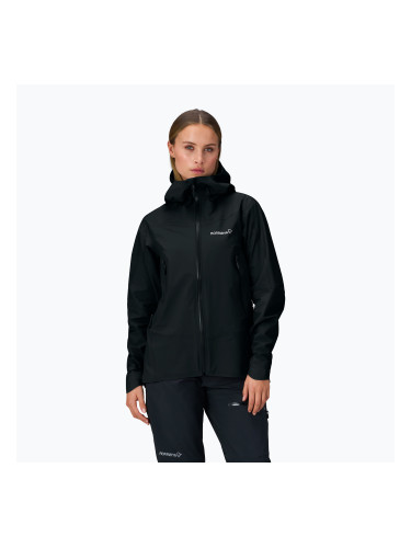 Дамско яке за дъжд NORRONA Falketind Gore-Tex cavlar black