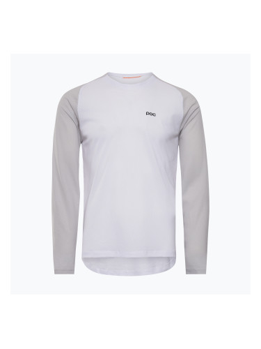 Мъжка велосипедна блуза с дълъг ръкав POC Motion Air Jersey hydrogen white