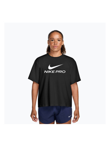Дамска тениска за тренировка Nike Pro Dri-Fit Loose black/white