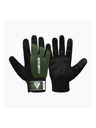 Тренировъчни ръкавици RDX W1F Full Finger army green