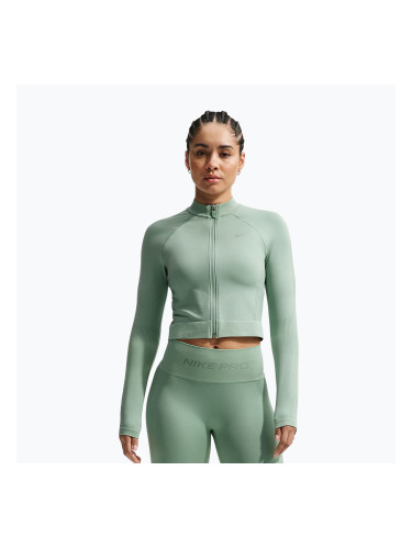 Дамски суитшърт за тренировка Nike Pro Seamless Full Zip Top steam