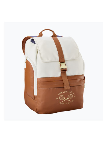 Раница за тенис Wilson Heritage V2 cream/clay
