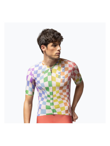 Мъжка тениска за колоездене Alé Multiverso 2.0 multicolor