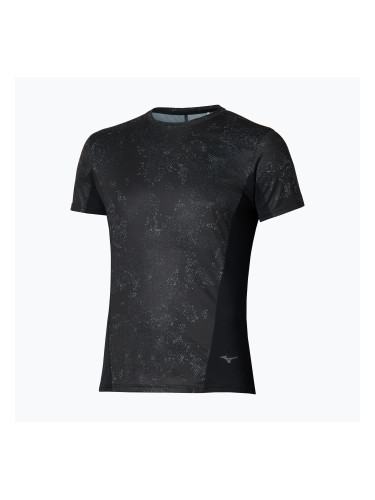 Мъжка тениска за бягане Mizuno Active DryAeroFlow Graphic black/gray