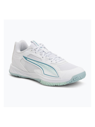Обувки за хандбал PUMA Accelerate Pro 4 Game On puma white/baltic sea blue/fresh water