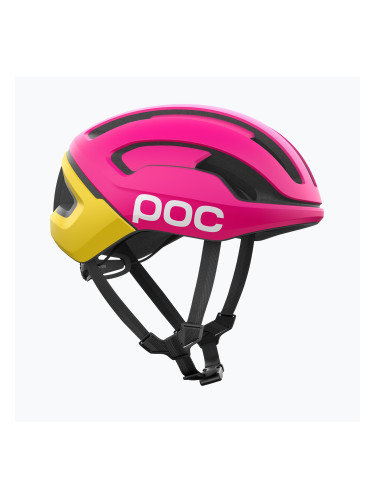Велосипедна каска POC Omne Air MIPS rhos red matt/citrine yellow matt