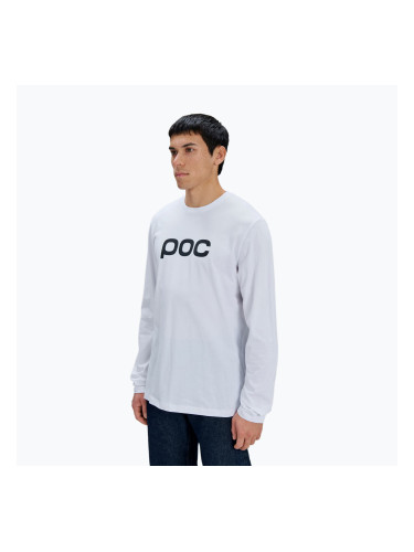 Блуза с дълъг ръкав POC Tee hydrogen white/lazurite blue