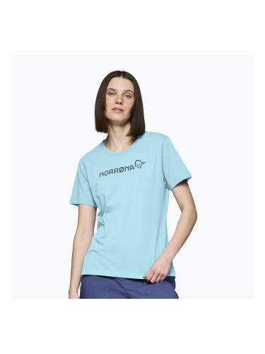 Дамска тениска NORRONA Cotton Norrøna Viking aqua haze