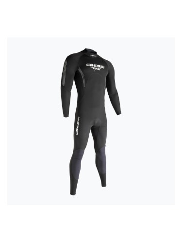 Мъжки неопренов костюм за плуване Cressi Fast Monopiece 1 мм black/grey