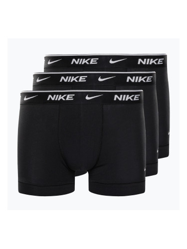 Мъжки боксерки Nike Everyday Cotton Stretch Trunk 3Pk UB1 black