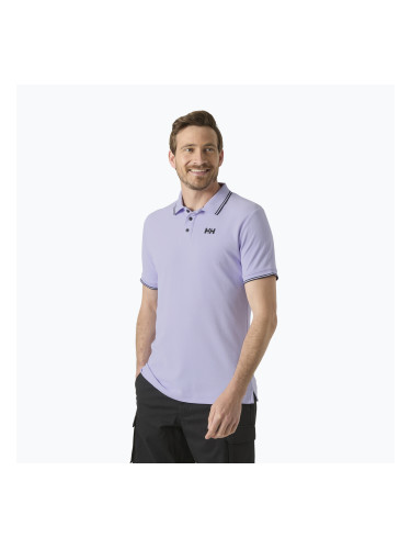 Мъжка поло тениска Helly Hansen Kos Polo bright lavender