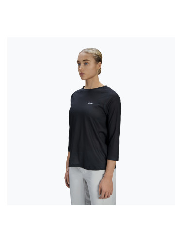 Дамска тениска за колоездене POC Motion Air Jersey 3/4 uranium black
