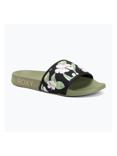 Дамски чехли ROXY Slippy IV oil green
